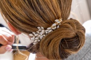 chignon-mariee