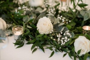 rose-feuillage-et-bougie